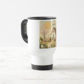 Mug De Voyage Cottage fleuri/printanier (Devant gauche)