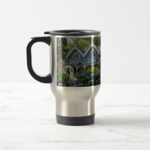 Mug De Voyage Cottage victorien en Bleu - Martha's Vineyard