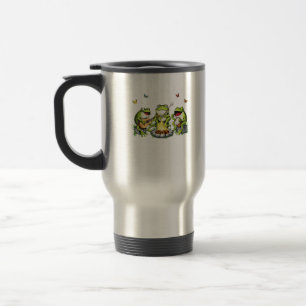 Mug De Voyage Cottagecore esthétique grenouilles camping forêt G