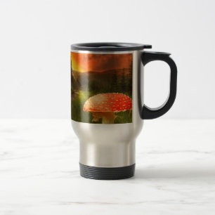 Mug De Voyage Coucher de soleil d'automne.