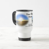 Mug De Voyage Coucher de soleil de Venice Beach (Devant gauche)