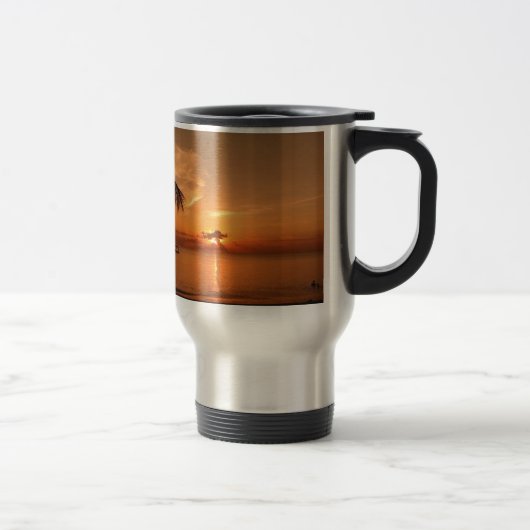 Mug De Voyage Coucher de soleil d'été (Droit)