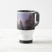 Mug De Voyage Coucher de soleil violet (Devant droit)