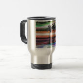 Mug De Voyage Coucher du soleil de plage (Devant gauche)