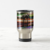 Mug De Voyage Coucher du soleil de plage (Centre)
