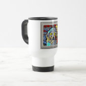 Mug De Voyage Couleur - Chiot (Devant gauche)