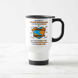 Mug De Voyage Couleur de l'orange du monde...RSD/CRPS