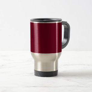 Mug De Voyage Couleur solide bordeaux