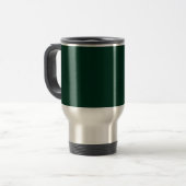 Mug De Voyage Couleur solide vert foncé (Devant gauche)