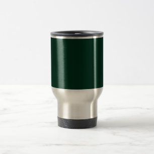 Mug De Voyage Couleur solide vert foncé