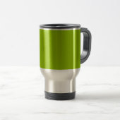 Mug De Voyage Couleur verte Android Prêt à Customiser si vous ai (Devant droit)