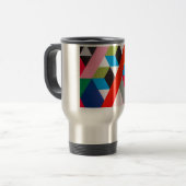 Mug De Voyage couleurs géométriques (Devant gauche)