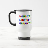 Mug De Voyage Couleurs lumineuses de mamie du Meilleur-est du (Gauche)