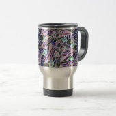 Mug De Voyage Couleurs tortueuses (Devant droit)