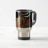 Mug De Voyage Coupe 40 oz avec poignée, Coupe en acier inoxydabl (Devant droit)