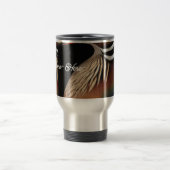 Mug De Voyage Coupe 40 oz avec poignée, Coupe en acier inoxydabl (Centre)