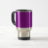 Mug De Voyage Coupe avec Arrière - plan violet (Devant gauche)