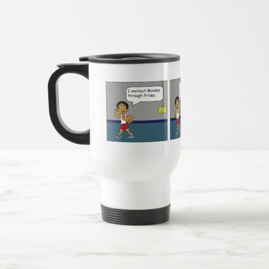 Mug De Voyage Coupe comique (Gauche)