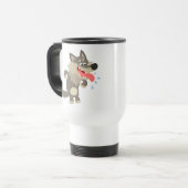Mug De Voyage Coupe Commuter Wolf Cartographié Célèbre (Devant gauche)