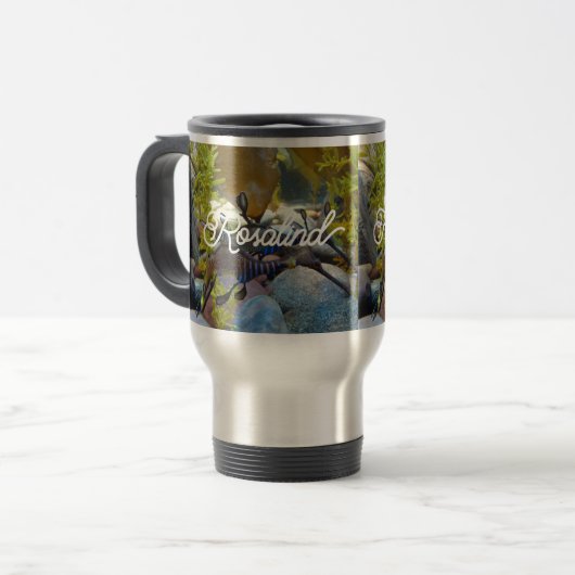 Mug De Voyage Coupe d'acier inoxydable, Coupe de tombeur personn (Devant gauche)