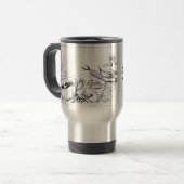 Mug De Voyage Coupe de café réutilisable personnalisée (Devant gauche)