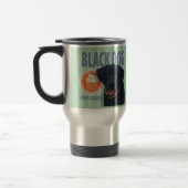 Mug De Voyage Coupe de chien noir (Gauche)