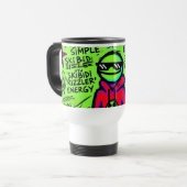 Mug De Voyage Coupe de ski cool (Devant gauche)