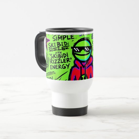 Mug De Voyage Coupe de ski cool (Devant gauche)