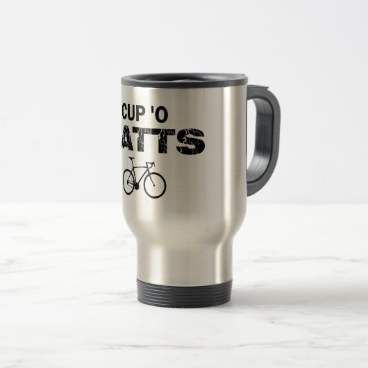 Mug De Voyage Coupe O Watts (Devant droit)