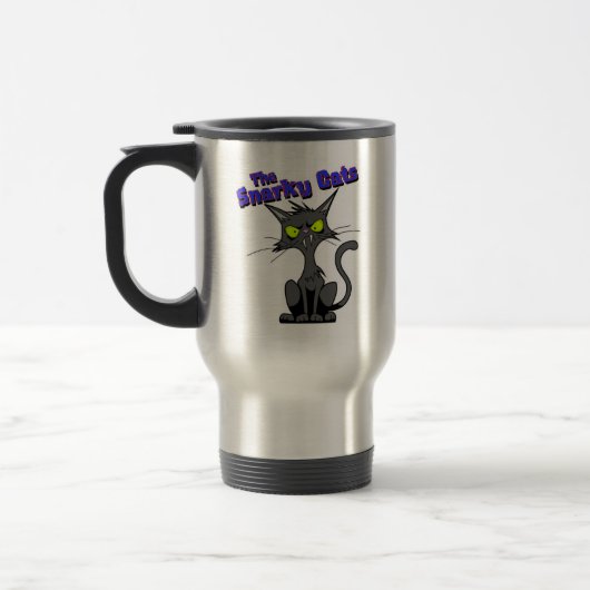 Mug De Voyage Coupe Snarky Cats (Gauche)