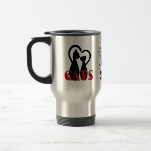 Mug De Voyage Couple Chats à la maison