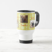 Mug De Voyage Couple Photo Love Design with Custom Text (Devant droit)
