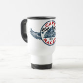 Mug De Voyage Coureur de Moto (Devant gauche)