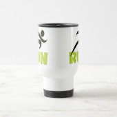 Mug De Voyage Courir en forme Courir vert (Centre)