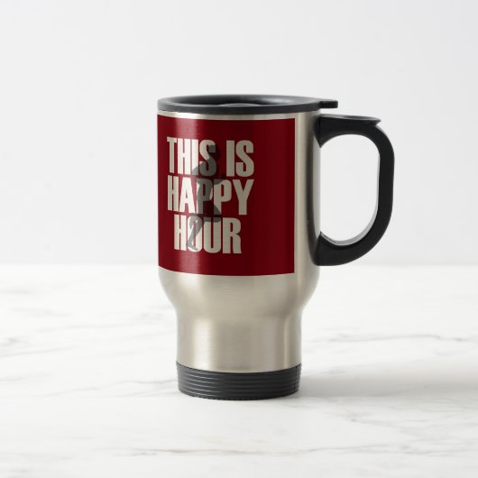 Mug De Voyage Courir Est Une Bonne Heure (Droit)