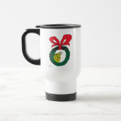 Mug De Voyage Couronne de Noël | Grinch Classique (Gauche)