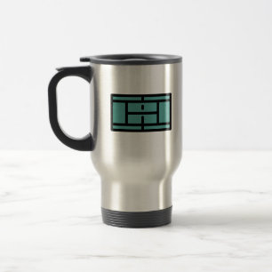 Mug De Voyage court de tennis