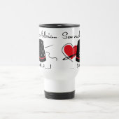Mug De Voyage Cousez beaucoup de tissu (Centre)
