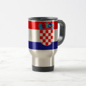 Mug De Voyage Coût bas ! Drapeau croate (Devant droit)