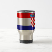 Mug De Voyage Coût bas ! Drapeau croate (Centre)