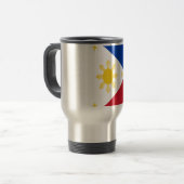 Mug De Voyage Coût bas ! Drapeau de Philippines (Devant gauche)