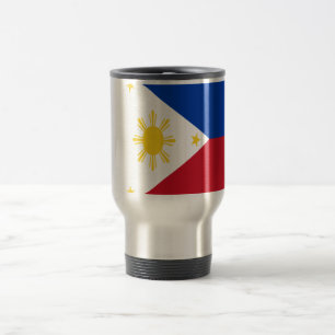 Mug De Voyage Coût bas ! Drapeau de Philippines