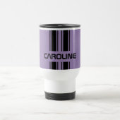 Mug De Voyage Coutume Violet violet noir course automobile Sport (Centre)