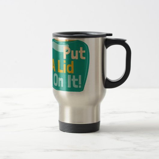 Mug De Voyage Couvercle là-dessus (Droit)