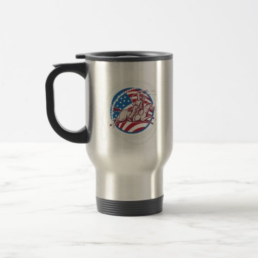 Mug De Voyage Cow-boy au lasso (Gauche)