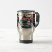 Mug de voyage Cowboy de Rodéo (Devant droit)