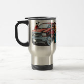 Mug de voyage Cowboy de Rodéo (Gauche)