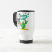Mug De Voyage Cowboy et cheval (Devant gauche)