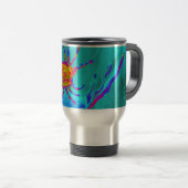 Mug De Voyage Crabe Cool d'animaux marins (Devant droit)