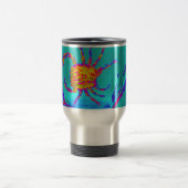 Mug De Voyage Crabe Cool d'animaux marins (Centre)